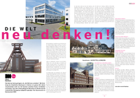 Inhaltsseite NRW Magazin von Tourismus NRW e.V., Bauhaus